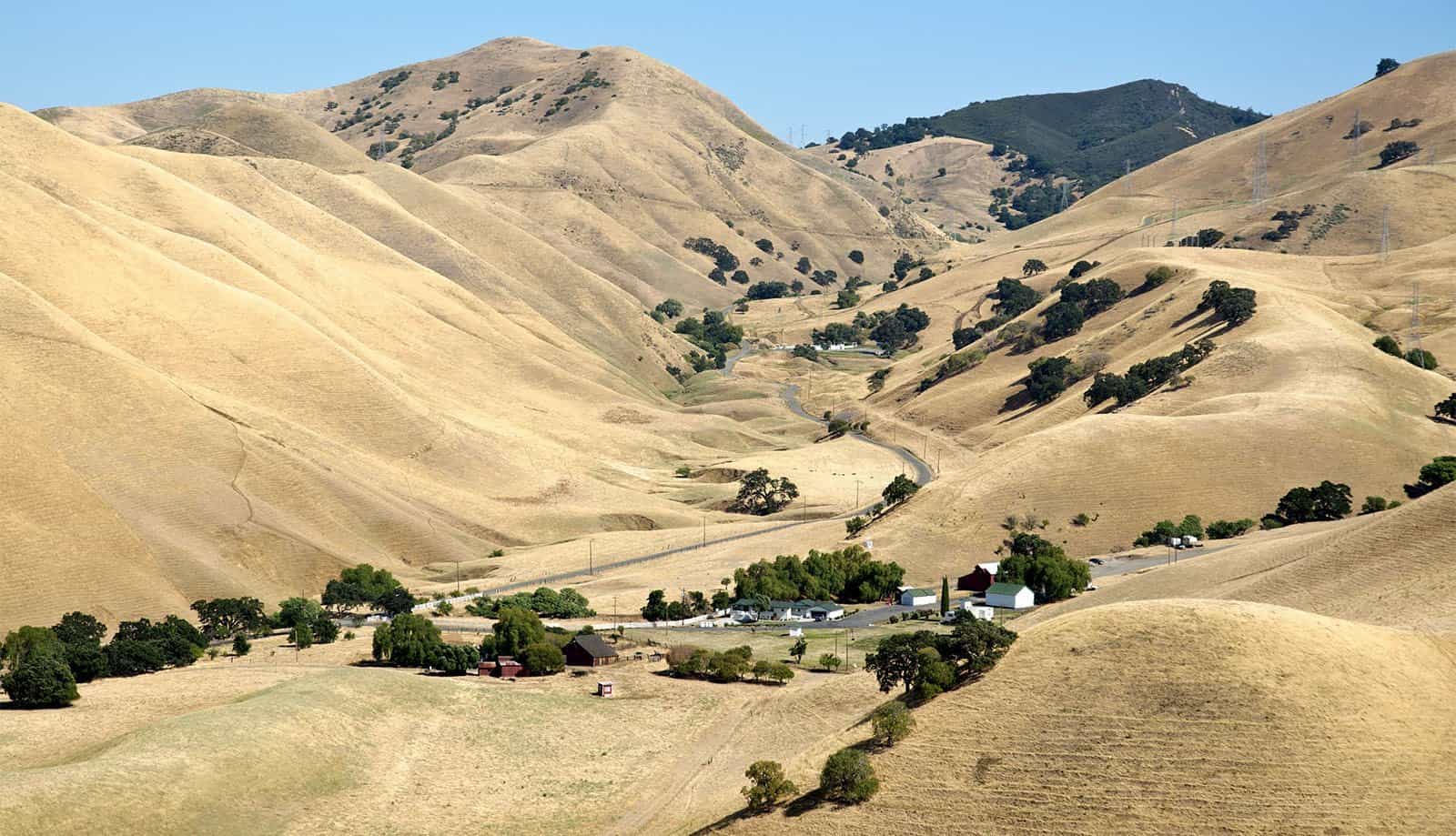 Hills surrounding Thomas Home Ranch