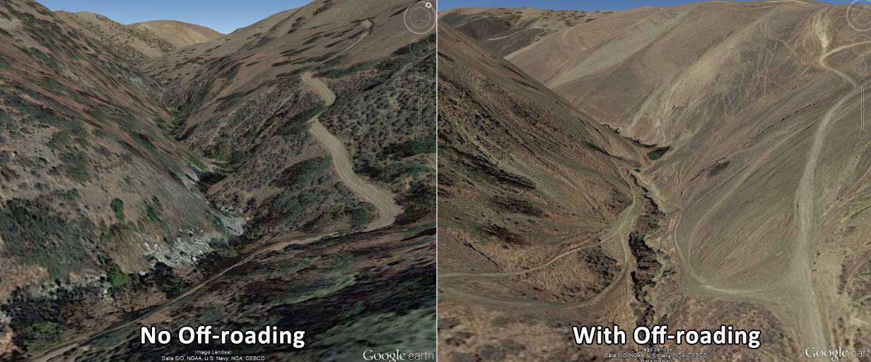 side by side comparison of Tesla Park and Carnegie SVRA