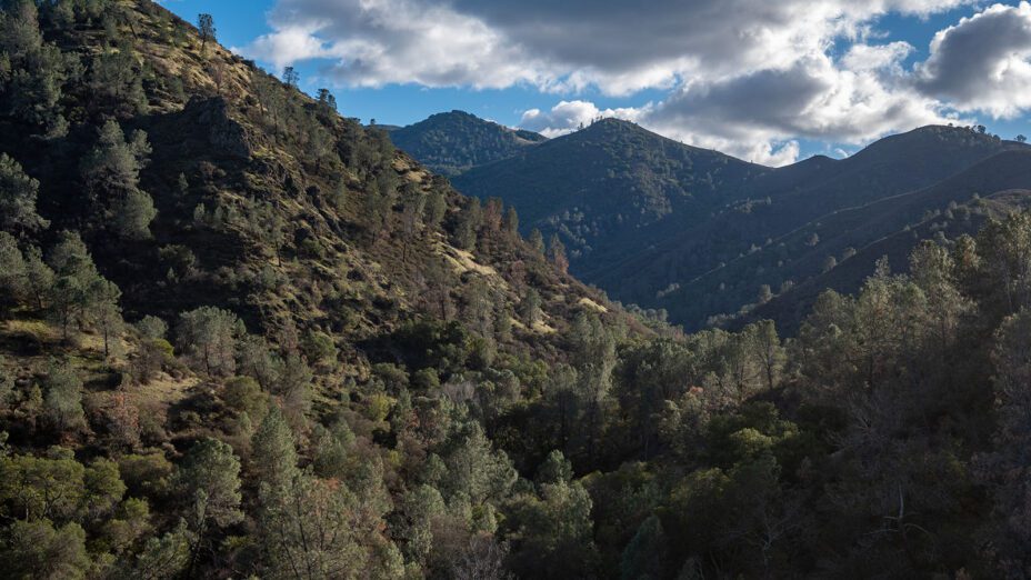 View of Mitchell Canyon from the Black Point Trail