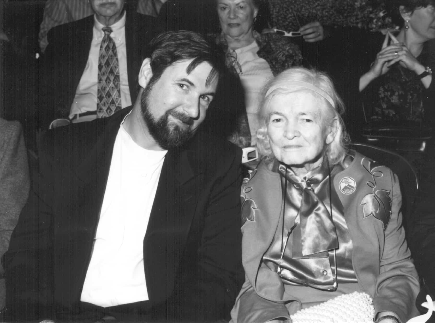 Bob Doyle with Mary Bowerman at Save Mount Diablo 25th Anniversary celebration in 1996