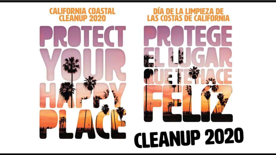 California Coastal Cleanup September 2020 find your happy place