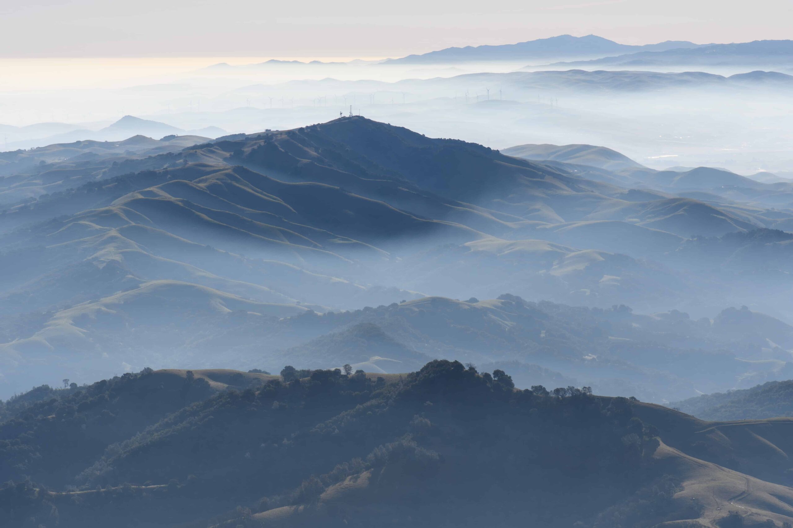 view from the top of Mount Diablo