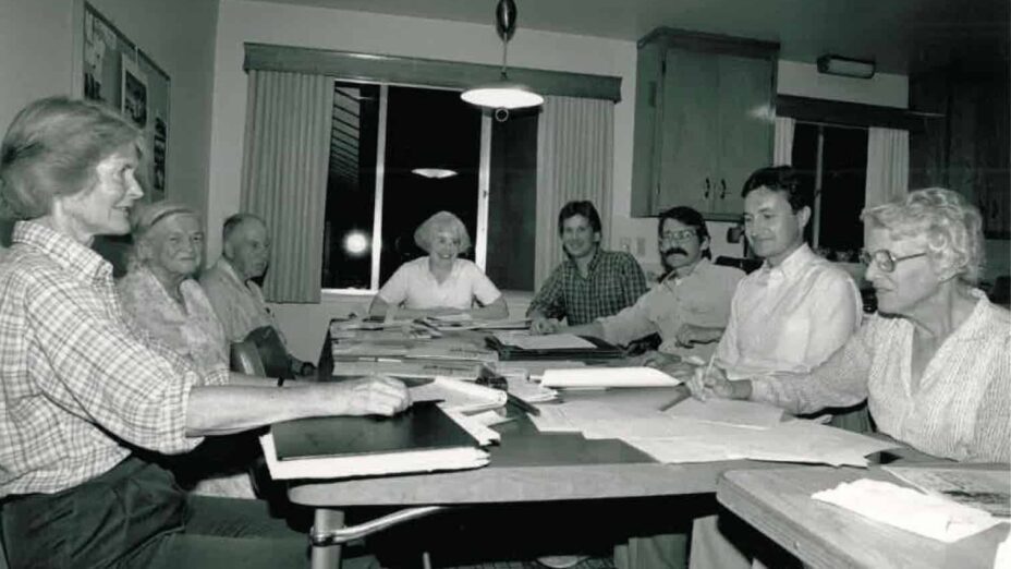 SMD Kitchen Table Board Meeting c 1989-1990