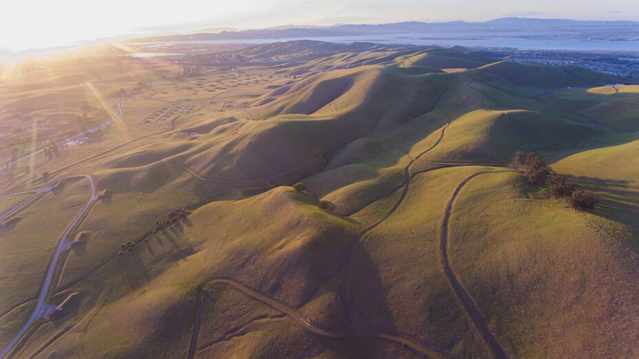 aerial view of the proposed Faria project area and the former Concord Naval Weapons Station