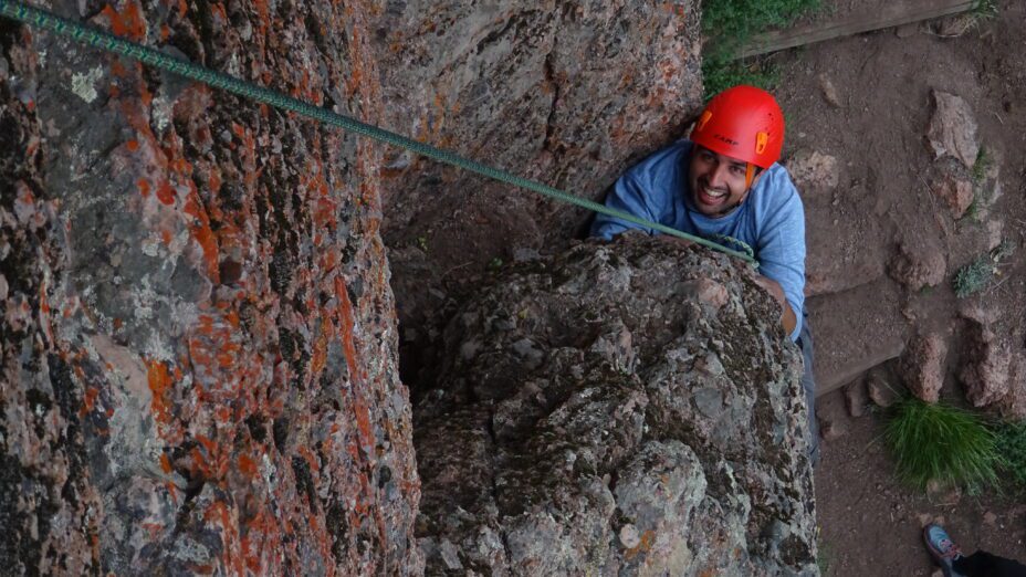 Rock climbing at pinnacles