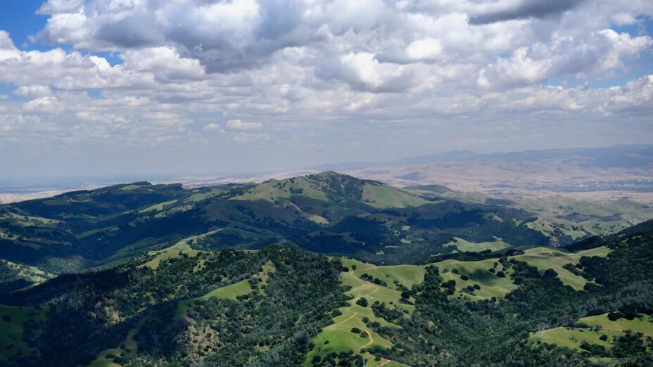 View from Mount Diablo Summit in Mount Diablo State Park