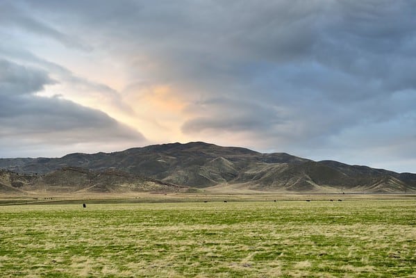 Landscape photo of the Diablo Range