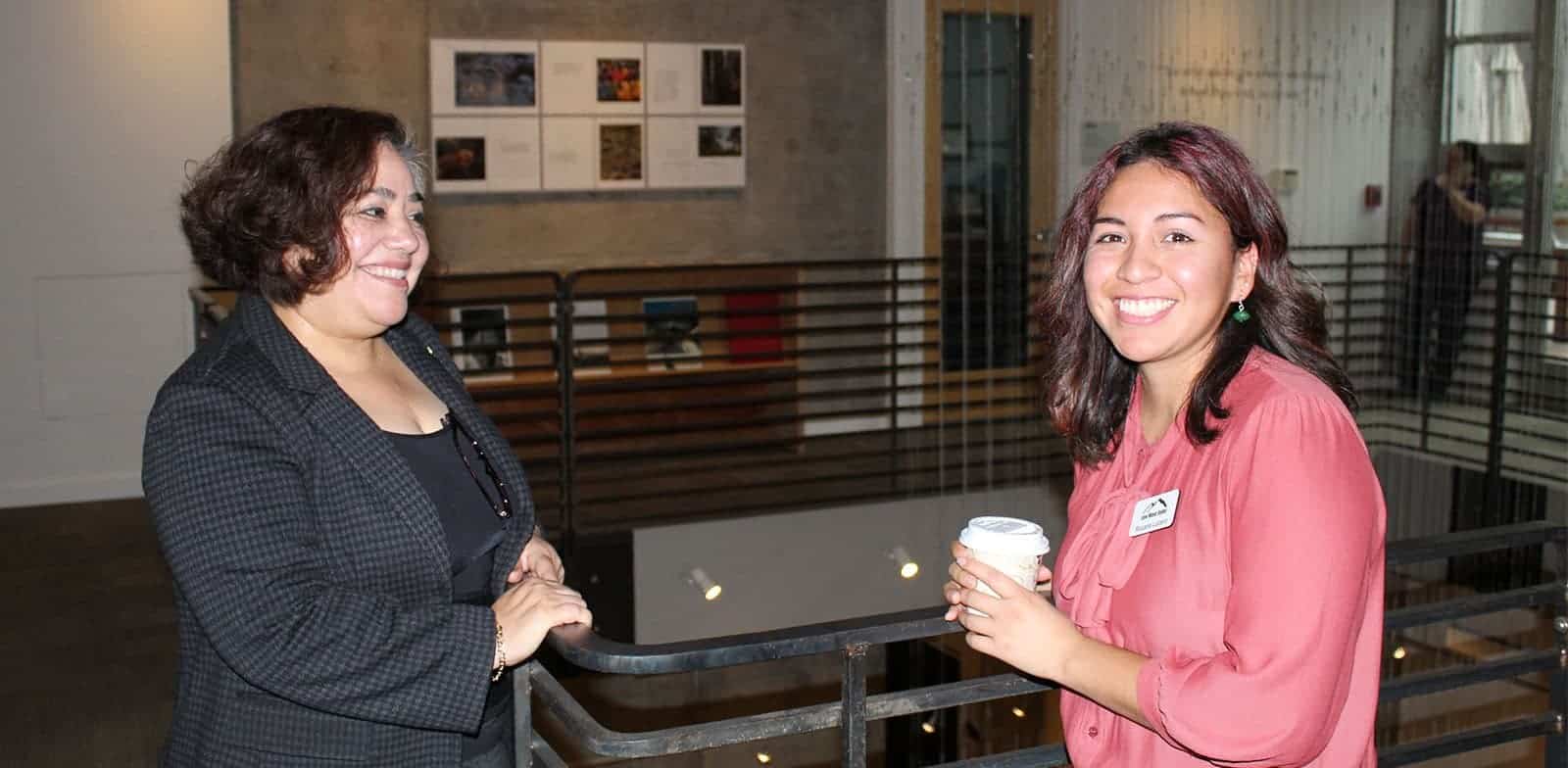 Dr Ana Alvarez and Roxana Lucero at the Mary Bowerman Science and Research Colloquium