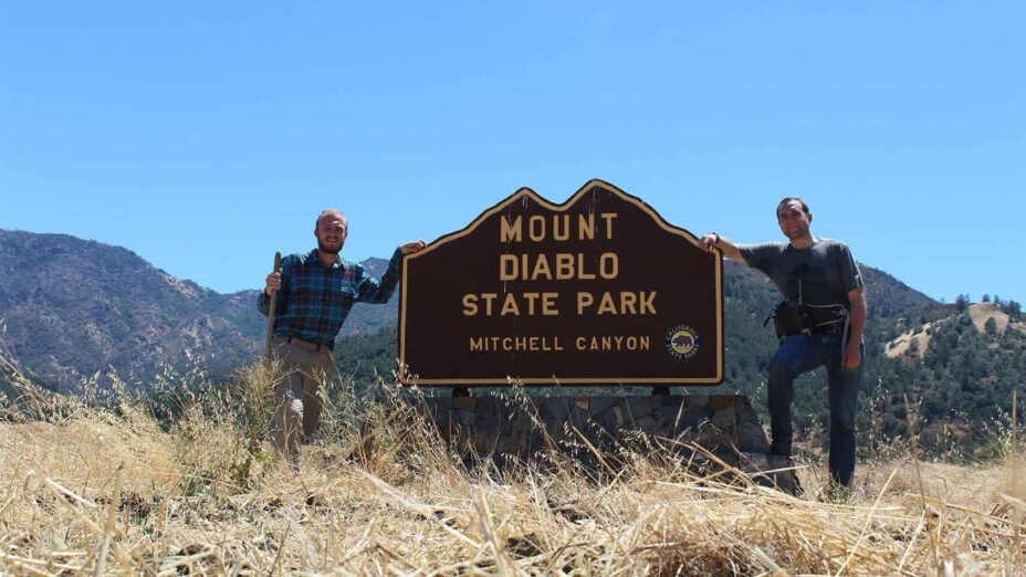 Jacob Gorneau and Aaron Goodman at Mount Diablo State Park