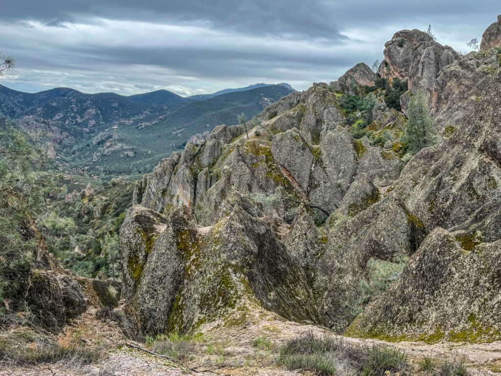rock outcropping at pinnacles
