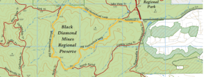 map of old homestead loop