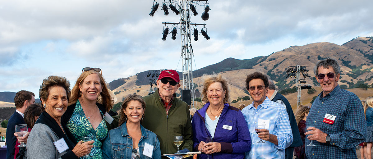 Jim Felton with friends at Moonlight in 2019