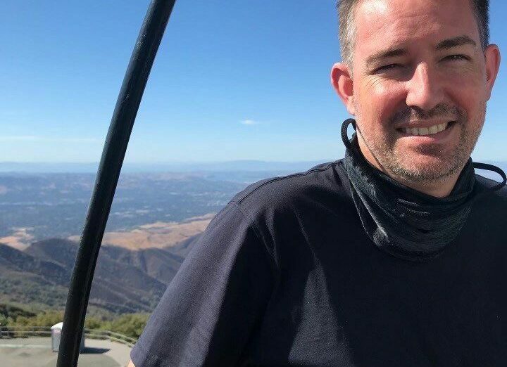 Stewart Beatty on mount diablo's summit