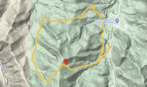 Map of Lougher Loop in Black Diamond Preserve