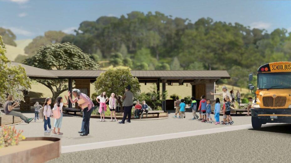 new mount diablo state park mitchell canyon visitor center rendering (with kids)