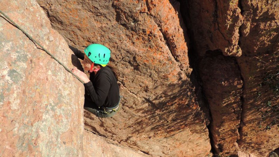 learning to rock climb at Pinnacles National Park with Discover Diablo
