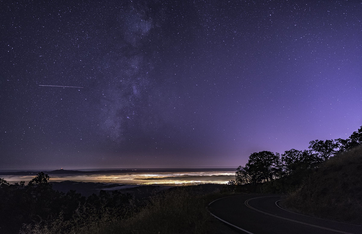 Perseid meteor shower from Mount Hamilton
