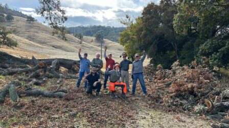 Chipping preparation at Curry Canyon Ranch