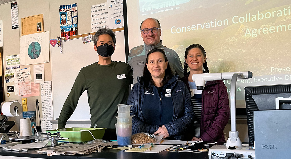 Pittsburg High School Conservation Collaboration Agreement classroom experience