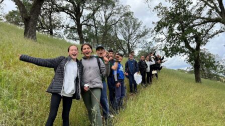 teenagers at mangini preserve