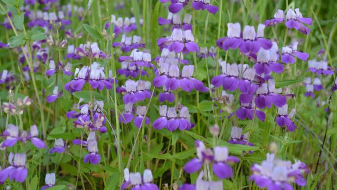 purple Chinese houses