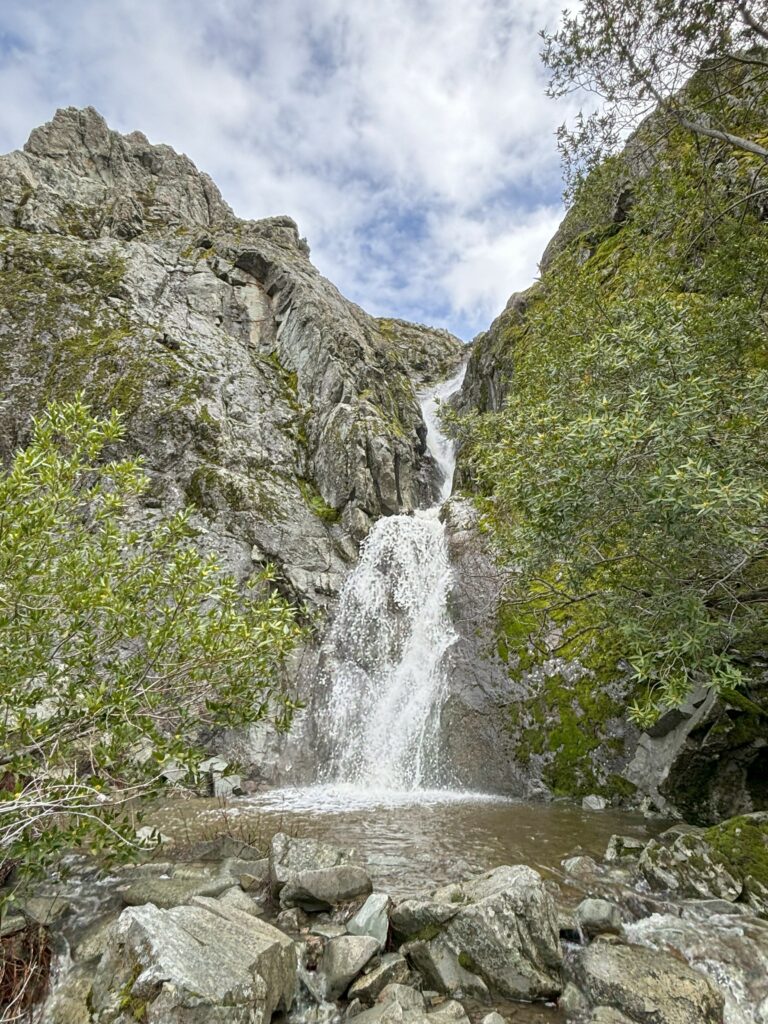 Murietta Falls in a green Ohlone Wilderness