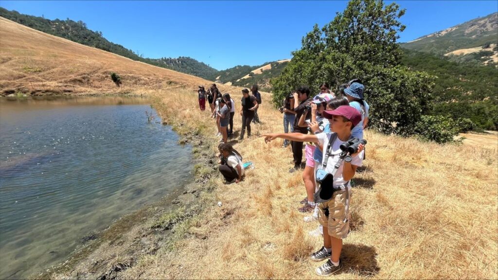 kids at the CCR pond