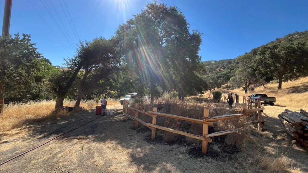 New split rail fence at Marsh Creek 7