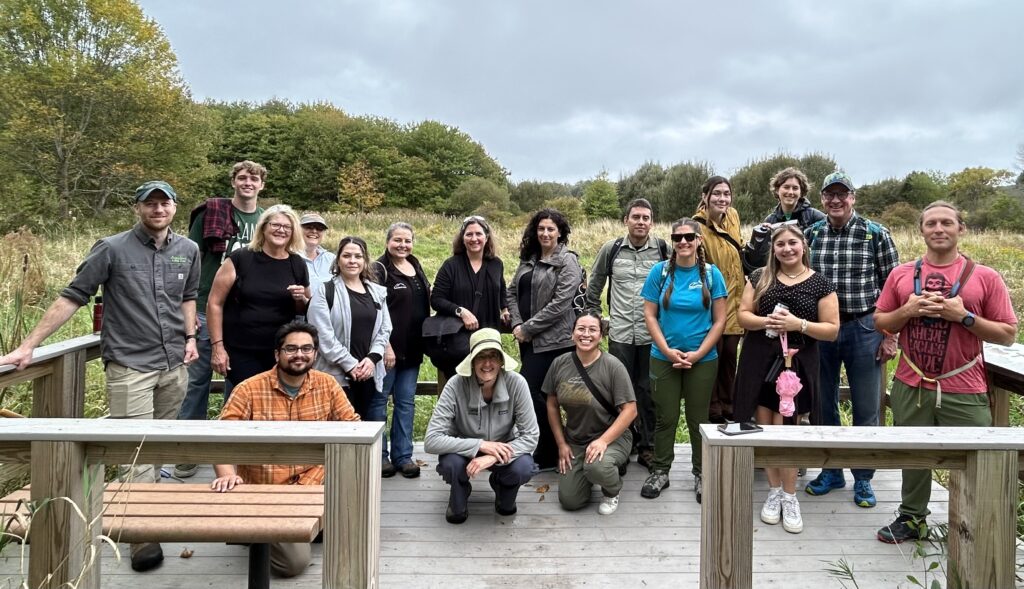 SMD staff and Aquidneck land trust staff