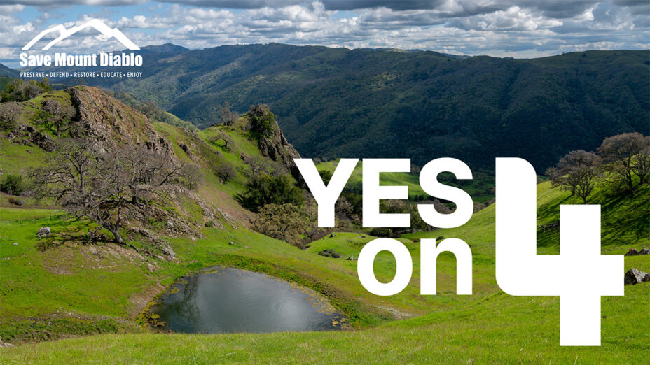 Ohlone Wilderness wants you to vote YES on Proposition 4