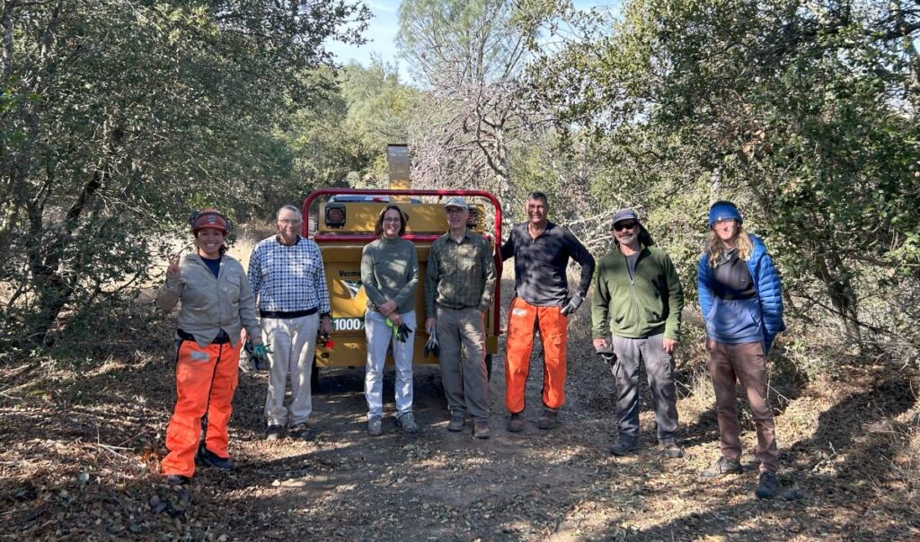 SMD staff and volunteers at knobcone trail