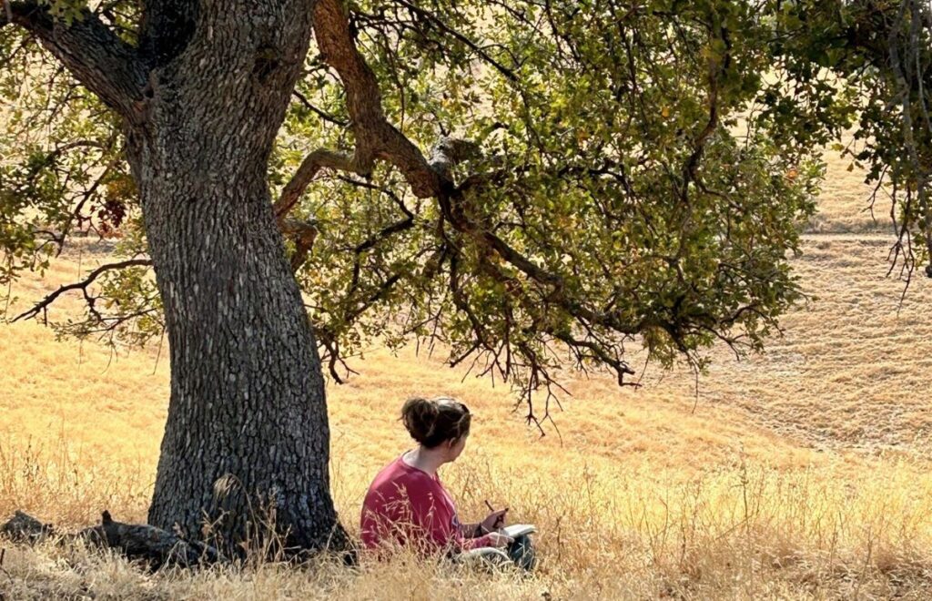 Campolindo student reflecting during the solo