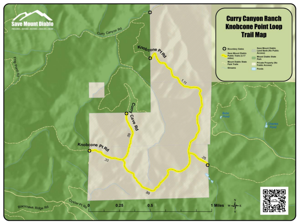 map of the new trails opened in curry canyon ranch