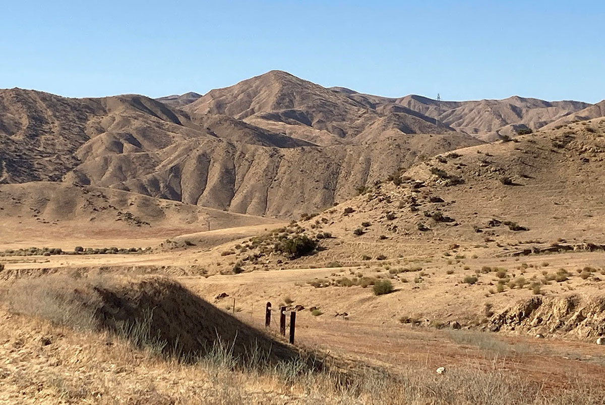 Desert hills in Panoche region