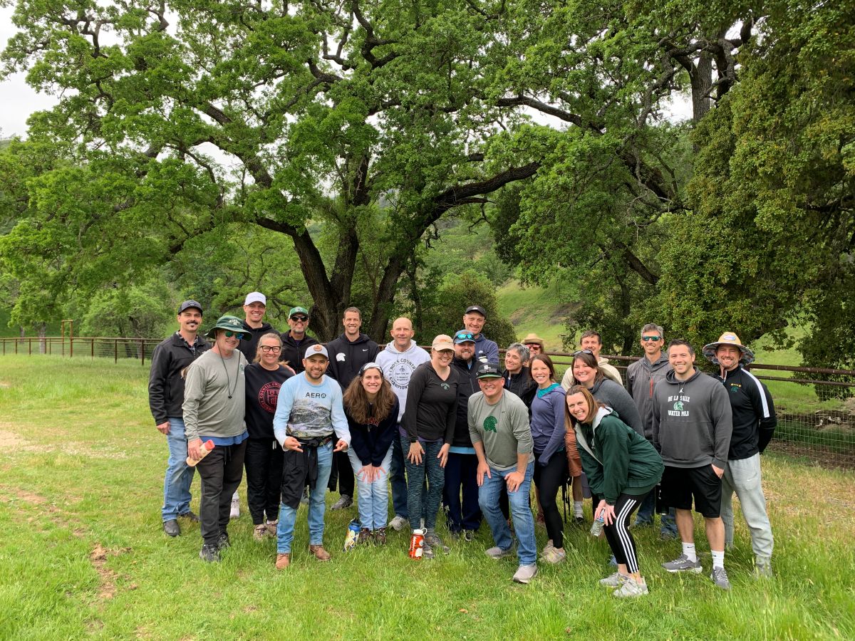 De La Salle Faculty and Staff at Curry Canyon Ranch.