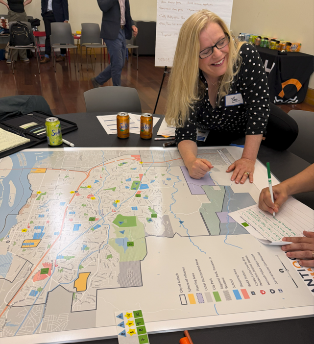 Antioch residents at the visioning workshop