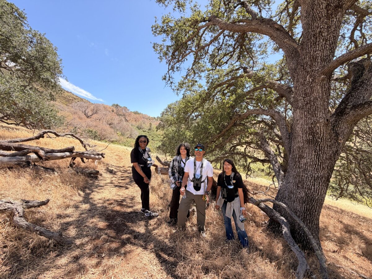 YVHS students and teacher at Mangini Ranch